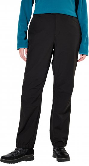 Ulla Popken Softshell Triple Function Fleece Lined Pants Black - Jeans & Bukser i Store Størrelser – Plus Size - Jeans og bukser, EU 42-70
