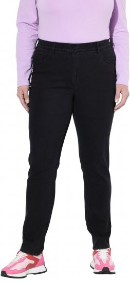 Ulla Popken Stretch Fit Jeans Black - Jeans & Bukser i Store Størrelser – Plus Size - Jeans og bukser, EU 42-70