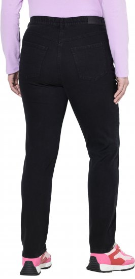 Ulla Popken Stretch Fit Jeans Black - Jeans & Bukser i Store Størrelser – Plus Size - Jeans og bukser, EU 42-70