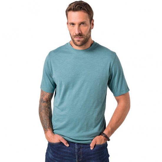 JP1880 T-Shirt Short Sleeve Soft Jersey Turquoise - T-skjorter - Store T-skjorter - 2XL-14XL