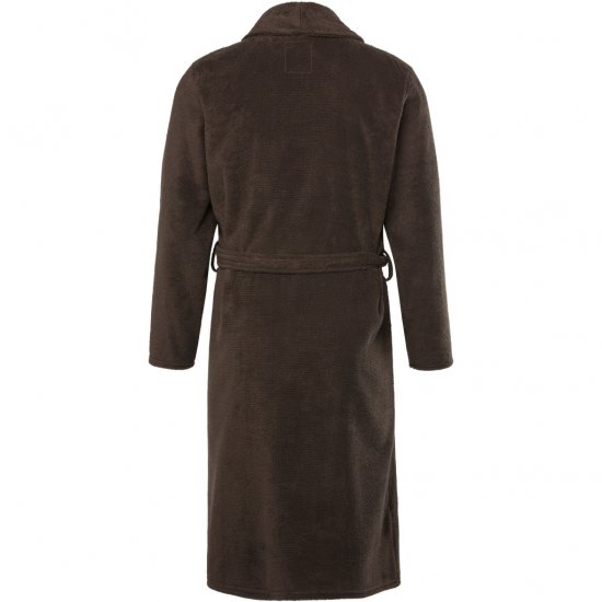 JP1880 Bathrobe Extra Soft Terry Cloth Brown - Undertøy & badetøy - Undertøy store størrelser 