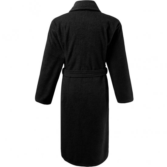 JP1880 Bathrobe Extra Soft Terry Cloth Black - Undertøy & badetøy - Undertøy store størrelser 