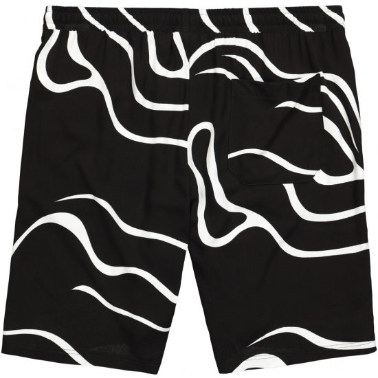 JP1880 Bermuda Shorts Soft Viscose All-over Print Black - Shorts - Store shorts - W40-W60