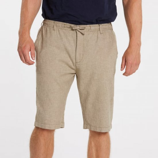 North Latitude 41106 Linen Shorts Beige - Shorts - Store shorts - W40-W60