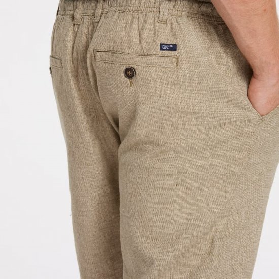 North Latitude 41106 Linen Shorts Beige - Shorts - Store shorts - W40-W60