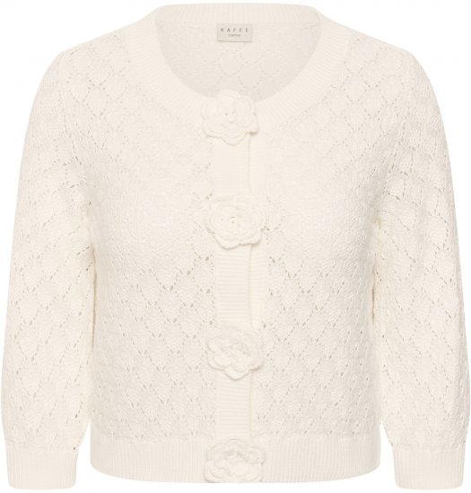 Kaffe Curve Kathrina Pullover White - Strikkegensere - 