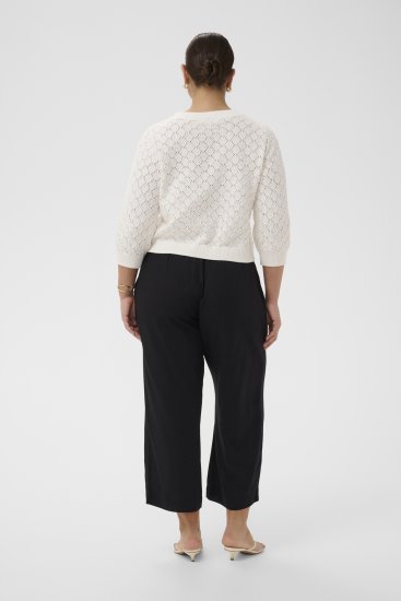 Kaffe Curve Kathrina Pullover White - Strikkegensere - 