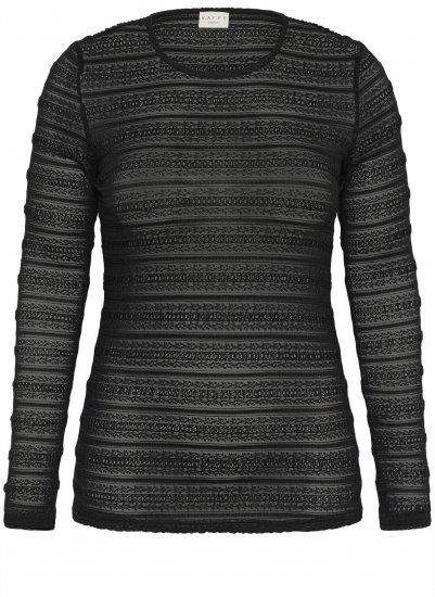 Kaffe Curve Hanna Lace Long Sleeve T-Shirt - Langermede gensere - 