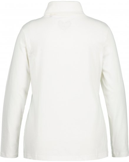 Ulla Popken Basic Long Sleeve Slim Fit Turtleneck Natural - Hettegensere og collegegensere - 