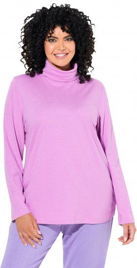 Ulla Popken Basic Long Sleeve Slim Fit Turtleneck Amethyst - Hettegensere og collegegensere - 