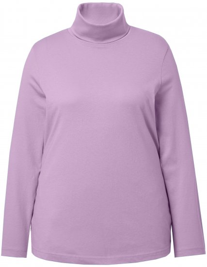 Ulla Popken Basic Long Sleeve Slim Fit Turtleneck Lavender - Hettegensere og collegegensere - 