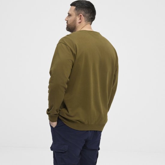 North Latitude Sweatshirt Army Green - Gensere og hettegensere - Store hettegensere - 2XL-14XL