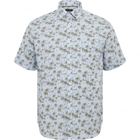 North Latitude Shirt Short Sleeve Light Blue - Skjorter - Store skjorter - 2XL-8XL