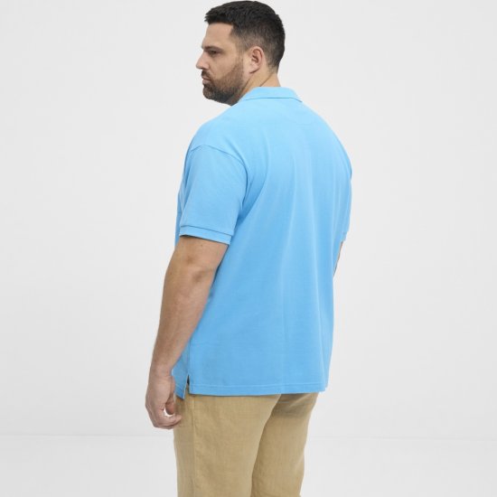 North Latitude Polo Pique Short Sleeve Turquoise - Polo- & piqueskjorter - Poloskjorte i store størrelser - 2XL-8XL