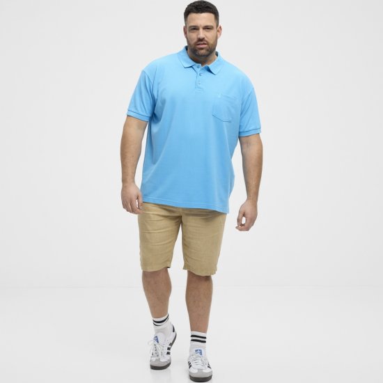 North Latitude Polo Pique Short Sleeve Turquoise - Polo- & piqueskjorter - Poloskjorte i store størrelser - 2XL-8XL