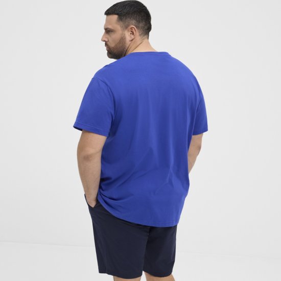 North Latitude T-shirt Printed Short Sleeve Blue - T-skjorter - Store T-skjorter - 2XL-14XL