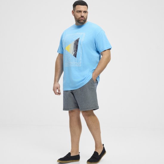 North Latitude T-Shirt Printed Turquoise - T-skjorter - Store T-skjorter - 2XL-14XL