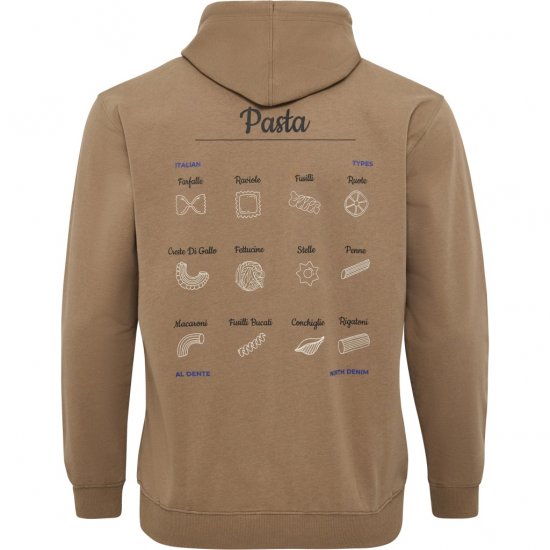 North Latitude Hoodie with Zipper Dark Sand TALL - TALL gensere - 
