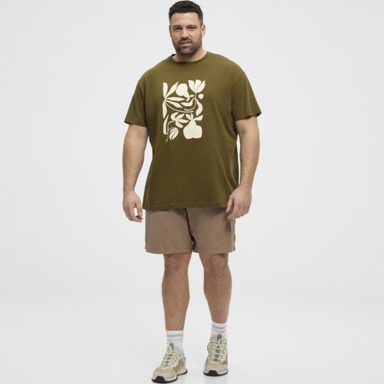 North Latitude T-Shirt Lazy Days Green - T-skjorter - Store T-skjorter - 2XL-14XL