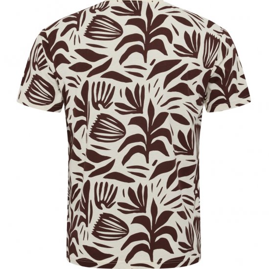 North Latitude T-Shirt Printed Allover Bordeaux - T-skjorter - Store T-skjorter - 2XL-14XL