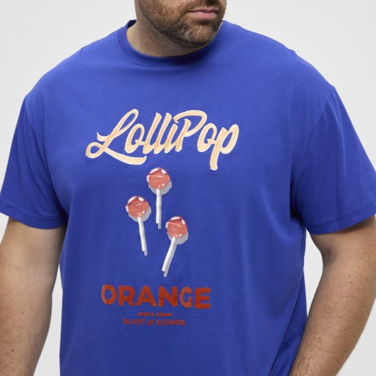 North Latitude T-Shirt Lollipop Blue - T-skjorter - Store T-skjorter - 2XL-14XL