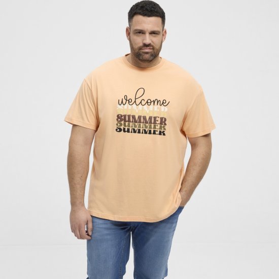 North Latitude T-Shirt Summer Peach - T-skjorter - Store T-skjorter - 2XL-14XL