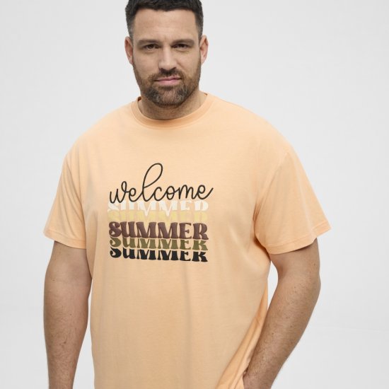 North Latitude T-Shirt Summer Peach - T-skjorter - Store T-skjorter - 2XL-14XL