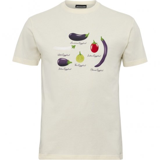 North Latitude T-Shirt Eggplant Off-White - T-skjorter - Store T-skjorter - 2XL-14XL