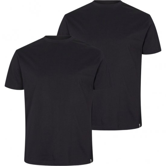 North Latitude T-Shirt 2-Pack Black - T-skjorter - Store T-skjorter - 2XL-14XL