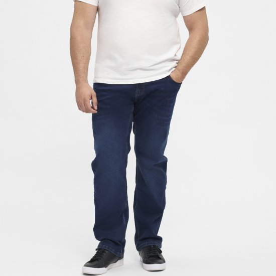 North Latitude Jeans Ringo Blue Used Wash - Jeans og bukser - Store Bukser og Store Jeans