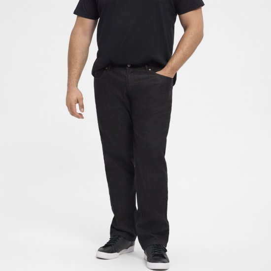 North Latitude Jeans Mick Black Stone Wash - Jeans og bukser - Store Bukser og Store Jeans