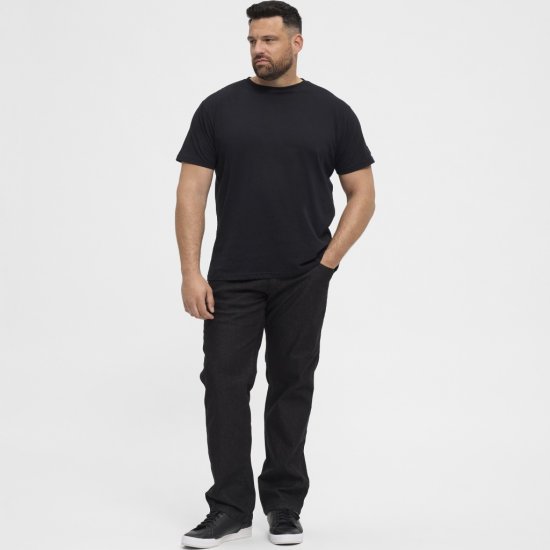 North Latitude Jeans Mick Black Stone Wash - Jeans og bukser - Store Bukser og Store Jeans
