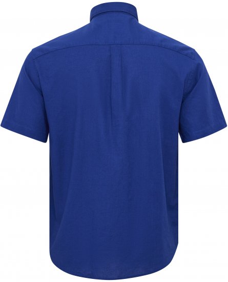 North Latitude Shirt Short Sleeve TALL Blue - HERREKLÆR MT-6XLT - Klær for høye menn