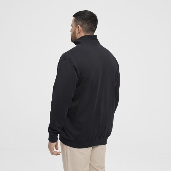 North Latitude Sweatshirt Cardigan Black - Gensere og hettegensere - Store hettegensere - 2XL-14XL