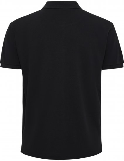 North Latitude Polo Pique Short Sleeve Black - Polo- & piqueskjorter - Poloskjorte i store størrelser - 2XL-8XL