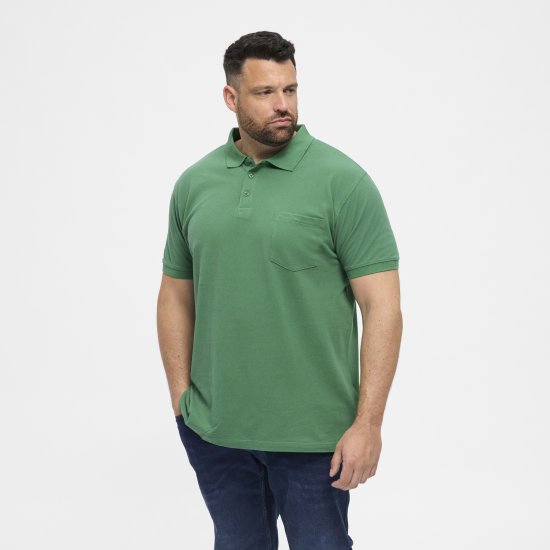 North Latitude Polo Short Sleeve Green - Polo- & piqueskjorter - Poloskjorte i store størrelser - 2XL-8XL
