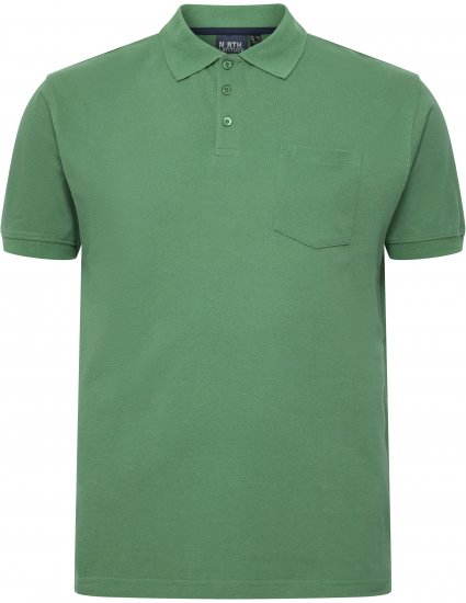 North Latitude Polo Short Sleeve Green - Polo- & piqueskjorter - Poloskjorte i store størrelser - 2XL-8XL