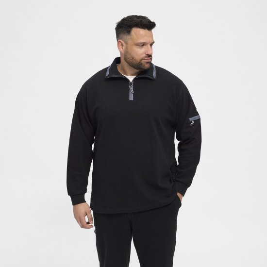 North Latitude Sweatshirt Ottoman Black - Gensere og hettegensere - Store hettegensere - 2XL-14XL
