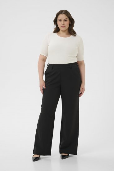 Kaffe Curve Halley Bukser Svart - Jeans & Bukser i Store Størrelser – Plus Size - 