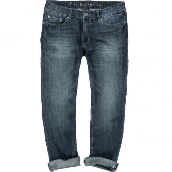 JP1880 Jeans Straight Fit Super Stretch Denim Used Blue - Jeans og bukser - Store Bukser og Store Jeans