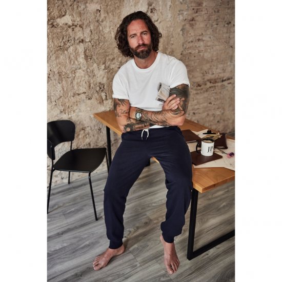JP1880 Sweatpants Modern Fit Lightweight Navy - HERREKLÆR MT-6XLT - Klær for høye menn