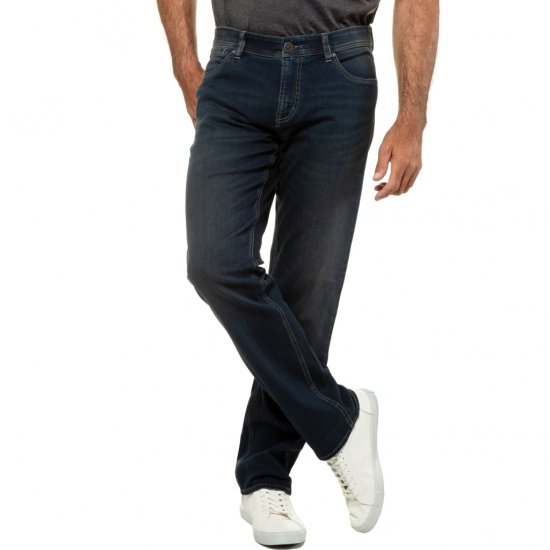 JP1880 Jeans Regular Fit 5-Pocket Blue Denim - Jeans og bukser - Store Bukser og Store Jeans