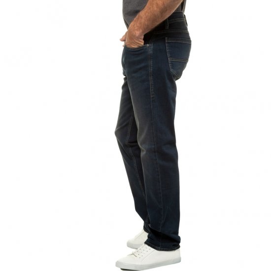 JP1880 Jeans Regular Fit 5-Pocket Blue Denim - Jeans og bukser - Store Bukser og Store Jeans