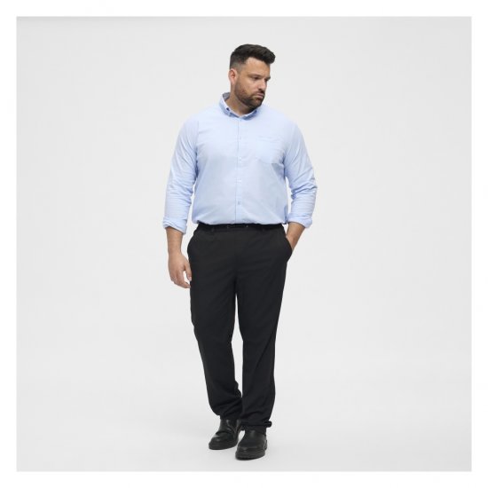 North Latitude Dress Pants Elastic Waist Black - Herrebukser i store størrelser - Herrebukser i store størrelser