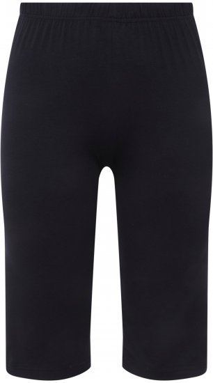 Ulla Popken Stretch Knit Bike Shorts Blue - Jeans & Bukser i Store Størrelser – Plus Size - Jeans og bukser, EU 42-70