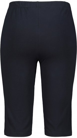 Ulla Popken Stretch Knit Bike Shorts Blue - Jeans & Bukser i Store Størrelser – Plus Size - Jeans og bukser, EU 42-70