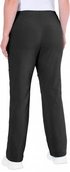 Ulla Popken Classic Stretch Bengaline Comfort Pants Black - Jeans & Bukser i Store Størrelser – Plus Size - 