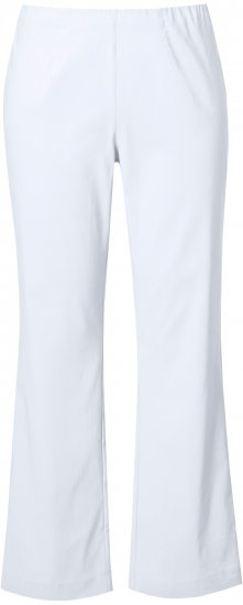 Ulla Popken Classic Stretch Bengaline Comfort Pants Snow White - Jeans & Bukser i Store Størrelser – Plus Size - 
