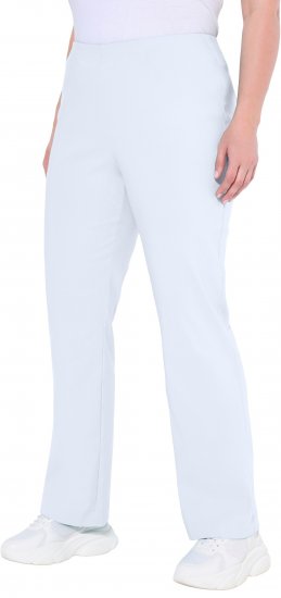 Ulla Popken Classic Stretch Bengaline Comfort Pants Snow White - Jeans & Bukser i Store Størrelser – Plus Size - 