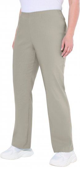 Ulla Popken Classic Stretch Bengaline Comfort Pants Brown - Jeans & Bukser i Store Størrelser – Plus Size - Jeans og bukser, EU 42-70